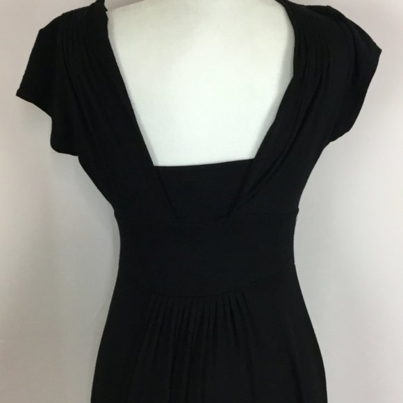 Banana Republic Sleeveless Midi Dress Size S Black - Picture 4 of 6